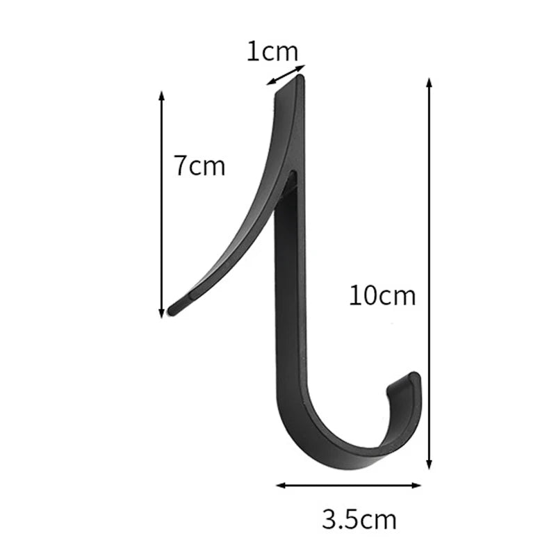 Aluminum Radiator Rail Hooks – Clip-On Towel & Coat Hangers