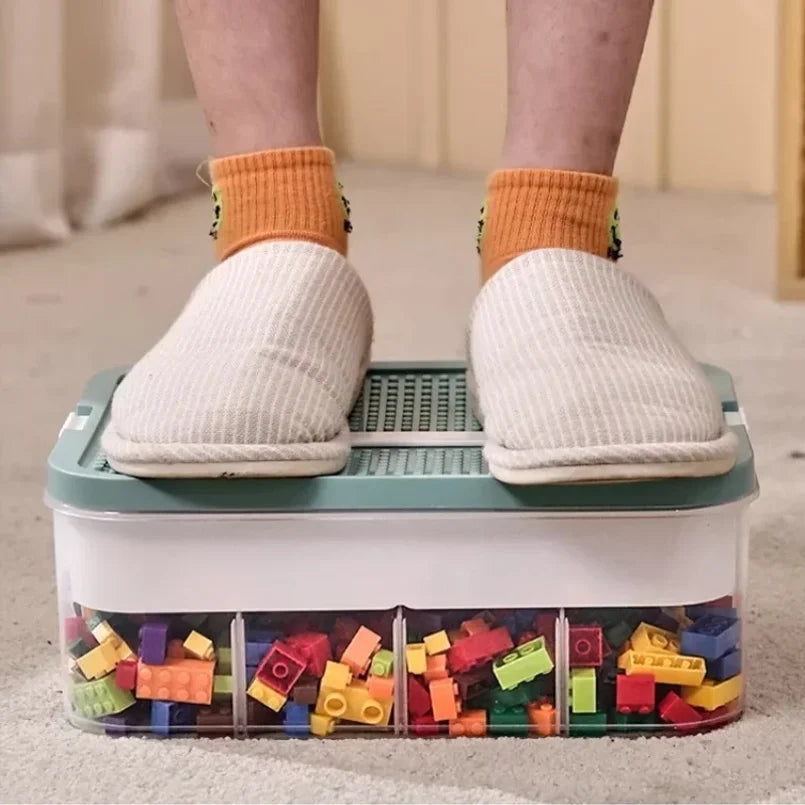 Kids Toy Storage Box – LEGO Puzzle & Building Block Organizer