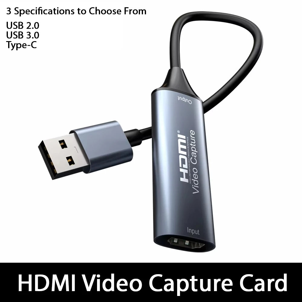4K HDMI Video Capture Card USB 3.0 for PS5 Xbox Switch