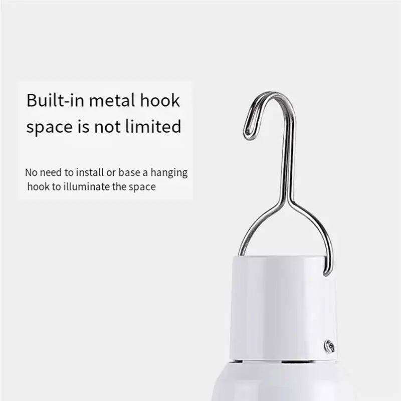 USB Rechargeable LED Camping Lantern Bulb – 5 Modes, 4800mAh