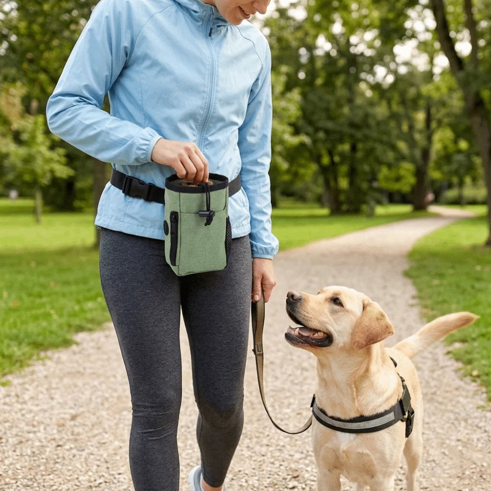 Dog Training Treat Pouch – Waist Bag, Multi-Compartment