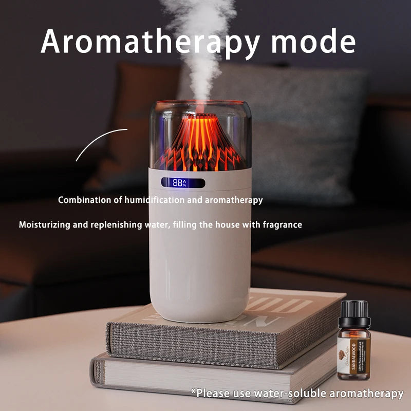 Volcano Mini USB Humidifier Night Light & Aromatherapy – VIBE