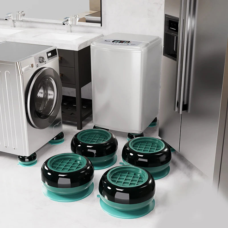 4-Pack Anti-Vibration Washing Machine Foot Pads Stabilizer