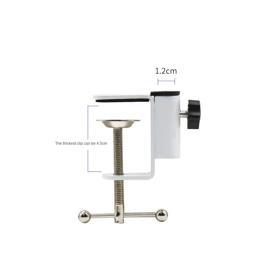 Metal Desk Clamp Bracket – Universal Cantilever Clip Holder