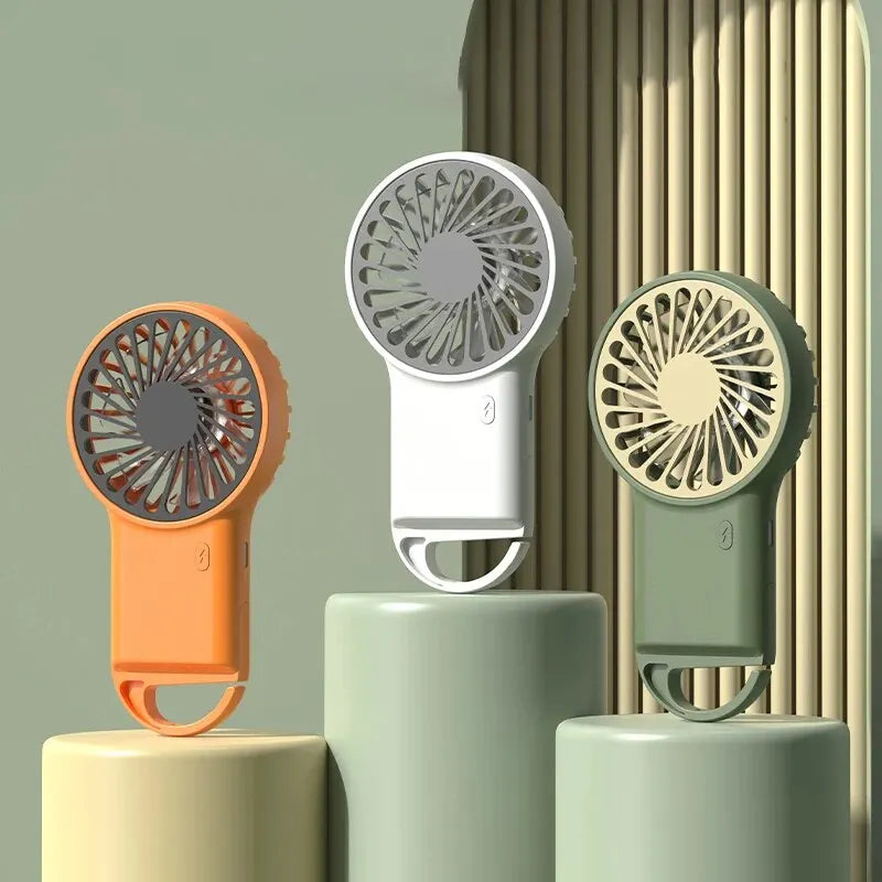 Mini USB Rechargeable Handheld Fan 3-Speed Silent – VIBE Y17