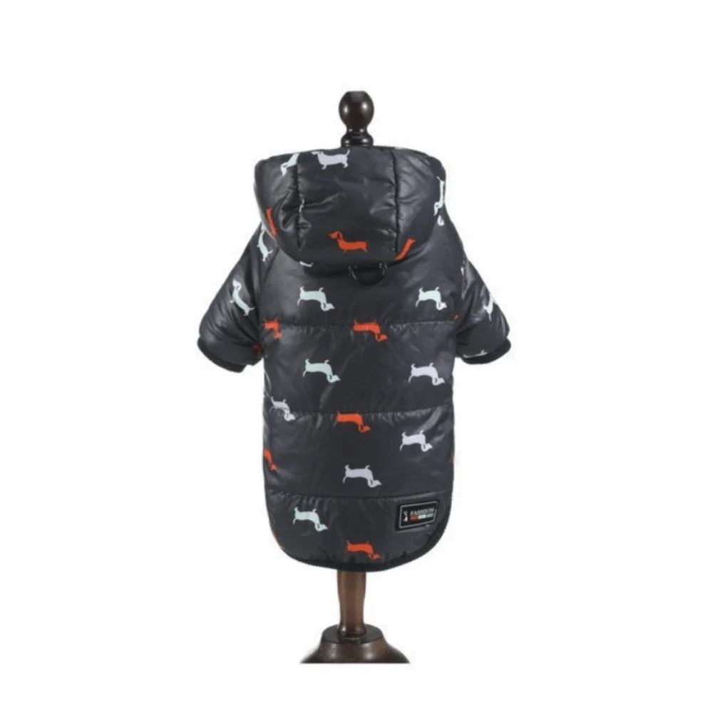 Soft Warm Hooded Pet Coat – Dog & Cat Jacket S/M/L
