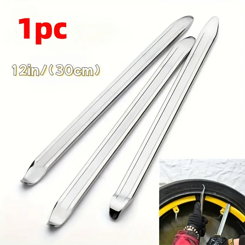 Steel Tire Lever Tool – Anti-Rust Bicycle & Motorcycle Repair