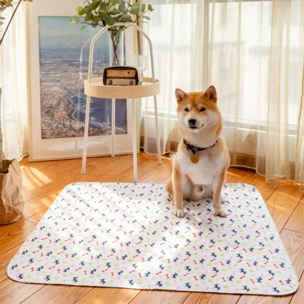 Reusable Washable Puppy Pee Pad – Absorbent Anti-Slip Dog Mat