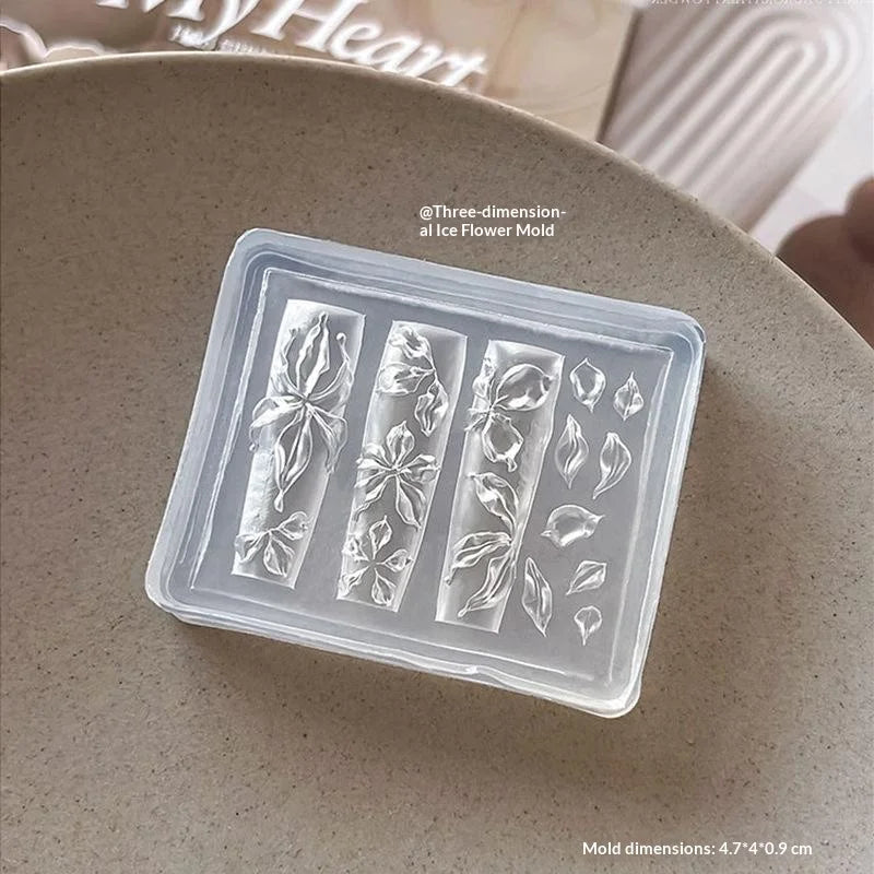 3D Silicone Flower Nail Mold – DIY Floral Nail Art Template