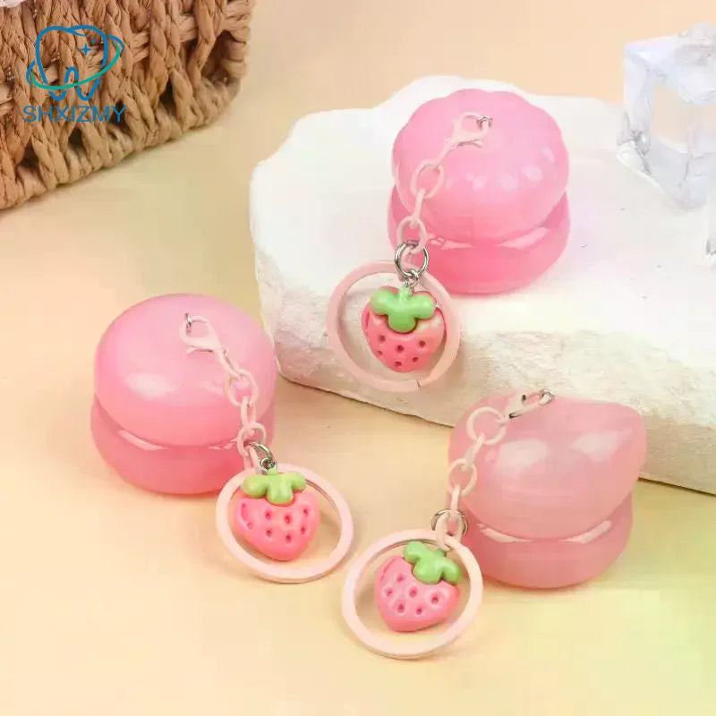 5g Mini Empty Lip Balm Jar with Keychain | DIY Makeup Container