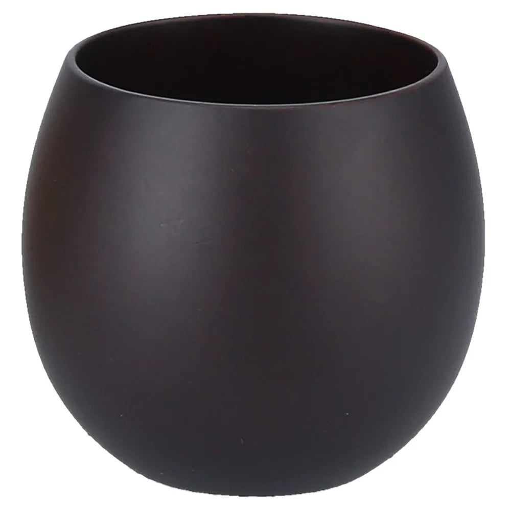 250ml Jujube Wood Tea Cup – Polished Wide Belly Mug