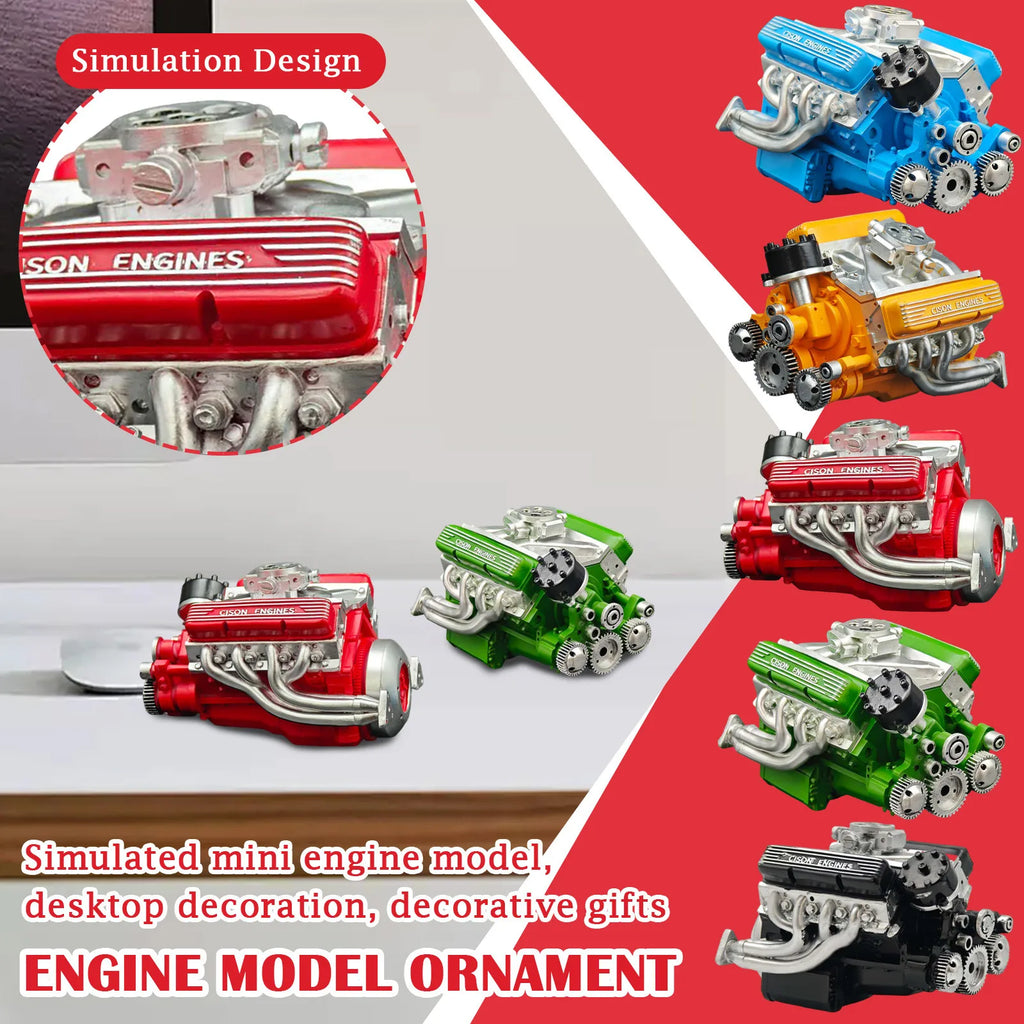 OHV V8 Small-Block Engine Model Kit – Build Your Own V8