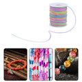 Rainbow Elastic Beading Cord 1mm 100m – Stretch String for Crafts