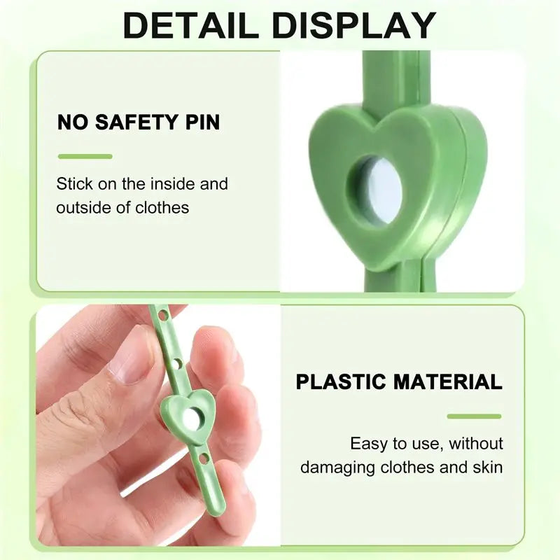 30 Pairs Boutonniere Magnets for Wedding Corsage & Brooch – Green