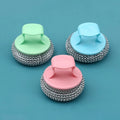2-Pack Stainless Steel Wire Cleaning Balls with Sponge Handles