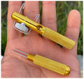 Full Metal Fishing Hook Knotting Tool & Loop Tying Device