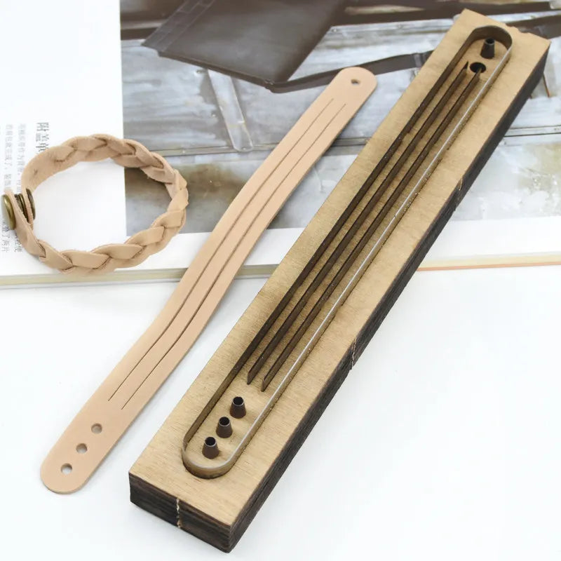 Three-Strand Bracelet Leather Cutting Knife Mold DIY Kit