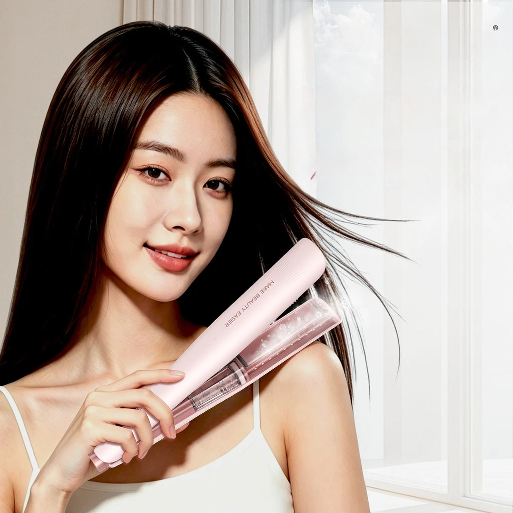 Cold Mist Hair Straightener – 3-in-1 Ionic Flat Iron