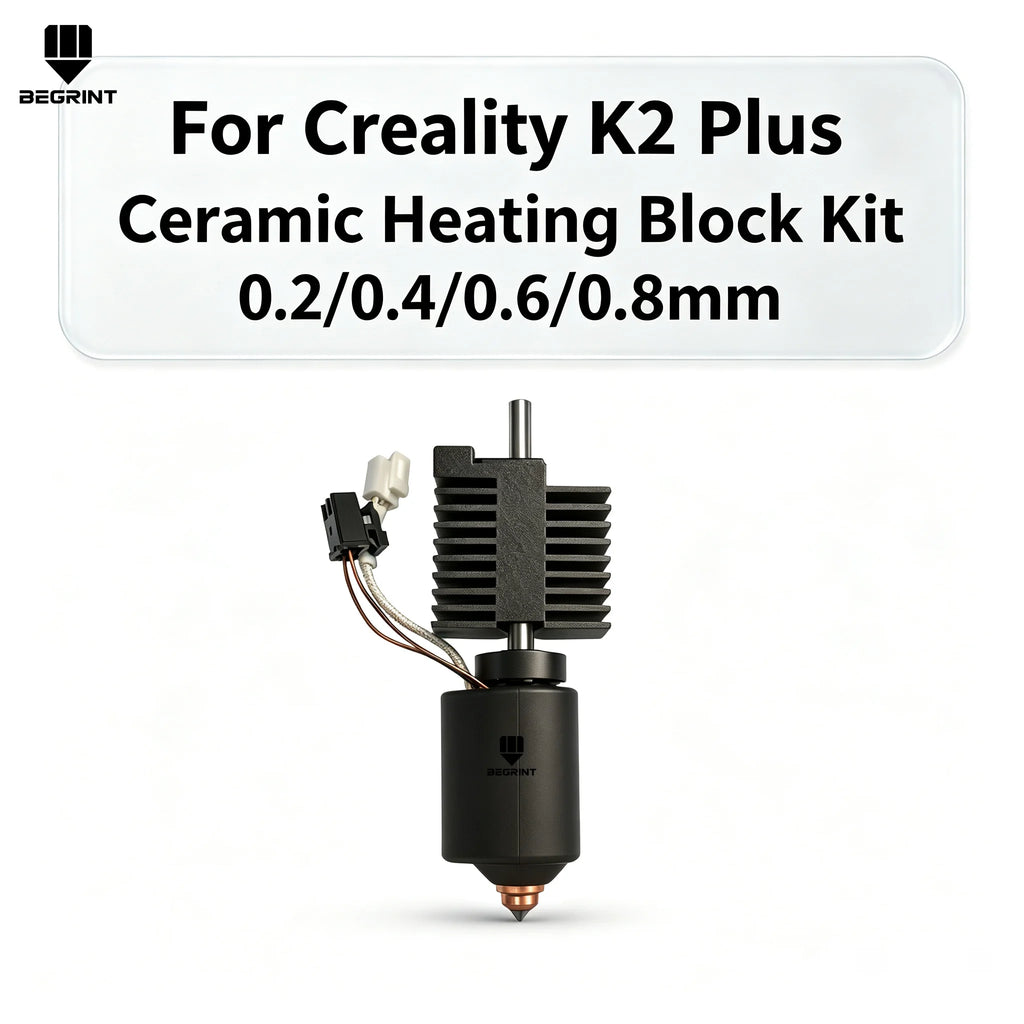 Creality K2 Plus Ceramic Hotend Kit – Bi-Metal Quick-Swap Nozzle