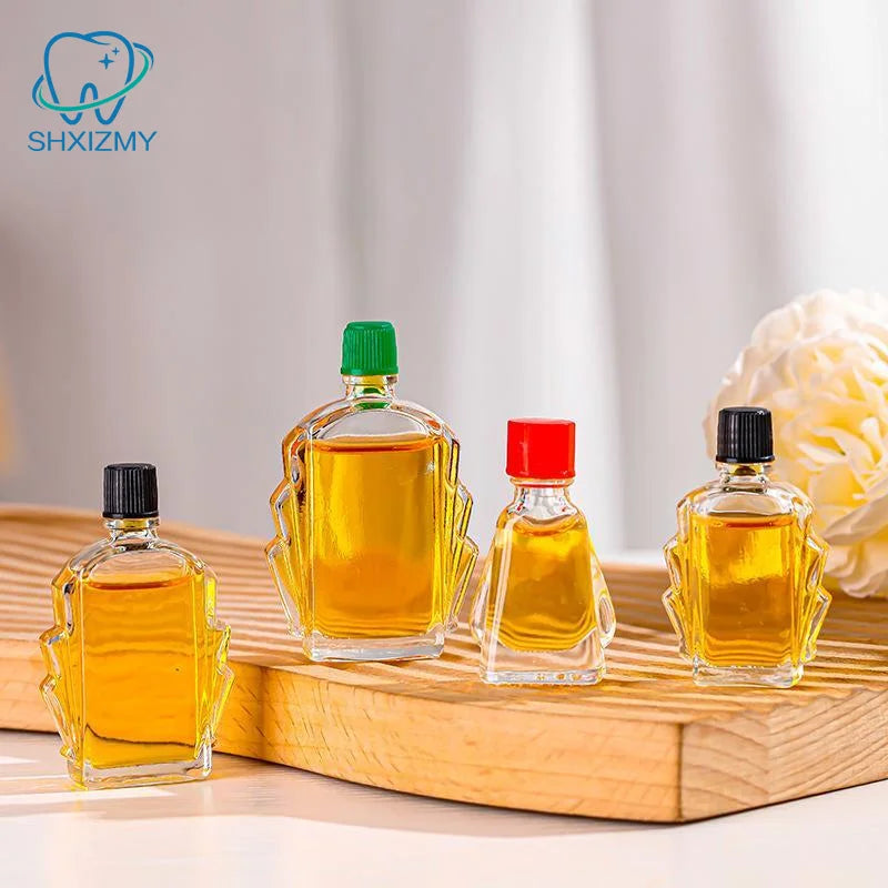 Mini Glass Vials with Lids – Leakproof Travel Oil Bottles