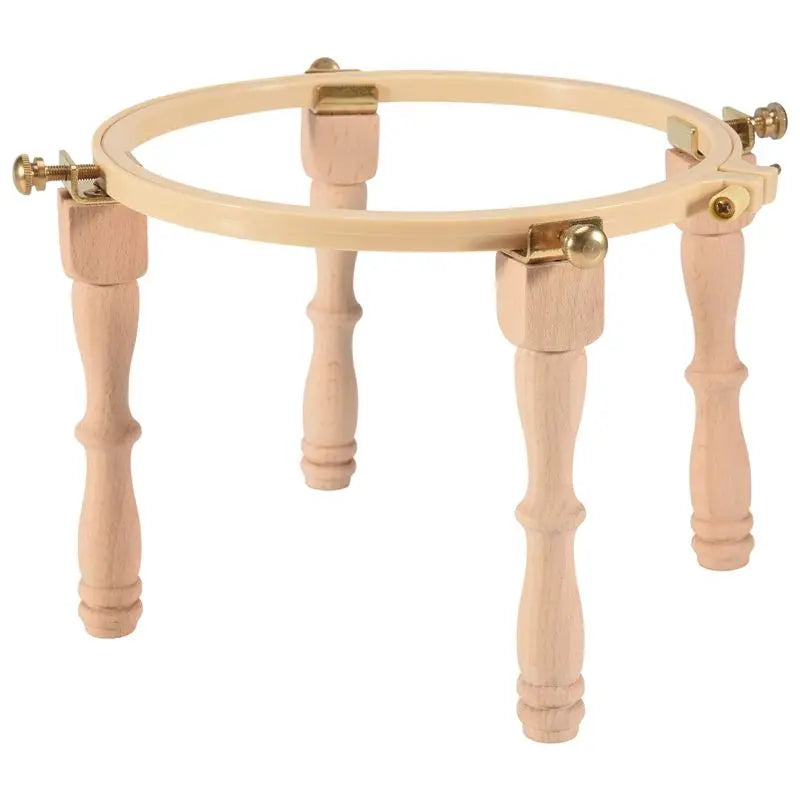 Adjustable Wooden Embroidery Hoop Stand – Cross Stitch Frame Rack