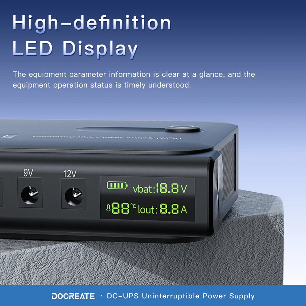 Mini DC UPS Uninterruptible Power Supply 5V 9V 12V | VIBE