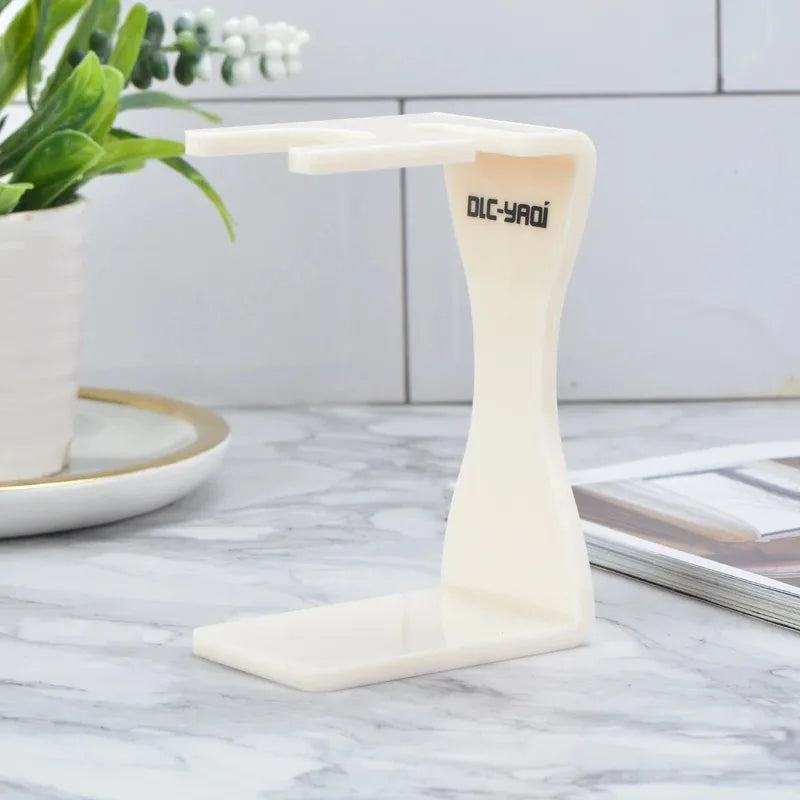 YAQI Acrylic Shaving Brush & Razor Holder Stand for Men