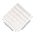 3D Lace Nail Art Silicone Mold – Star Heart French Skirt Stencil