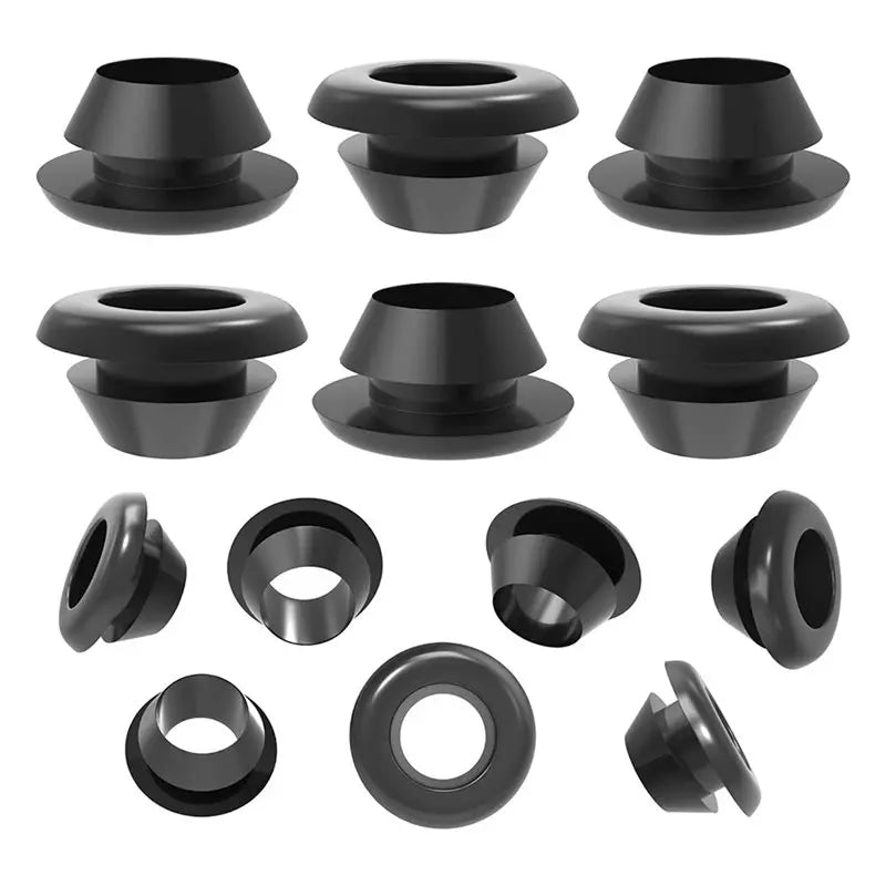 210-Pc Rubber Grommet Kit – 7 Sizes Wiring Cable Gasket Set