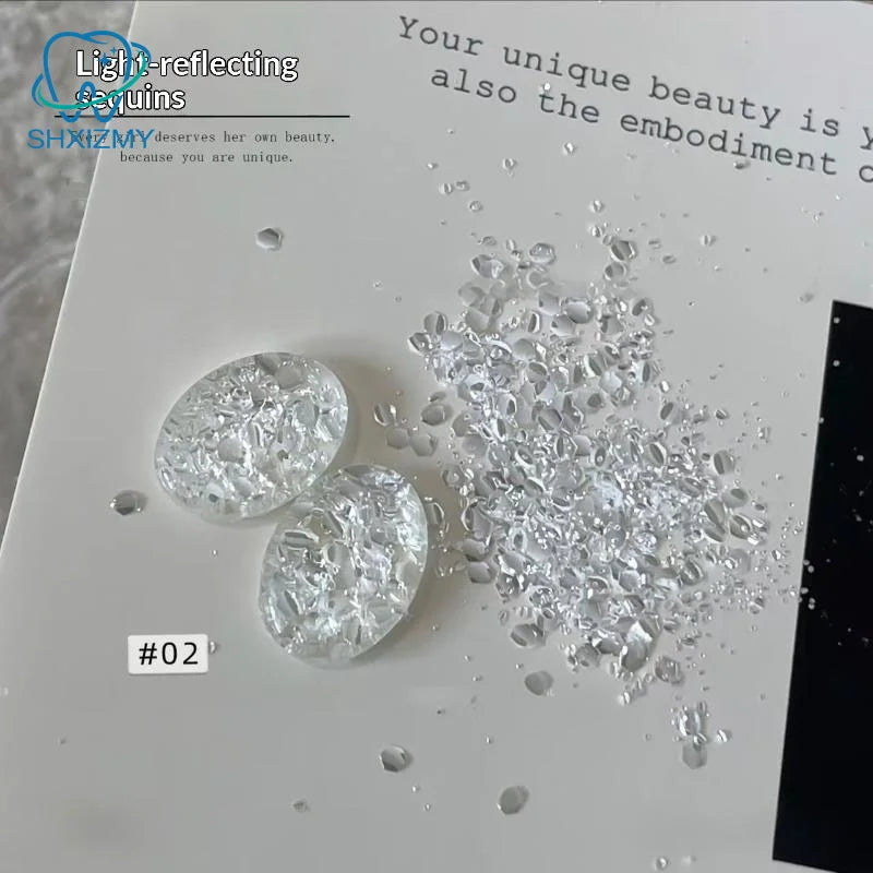 Multicolor Nail Glitter Powder – Metallic Iridescent DIY Glitter