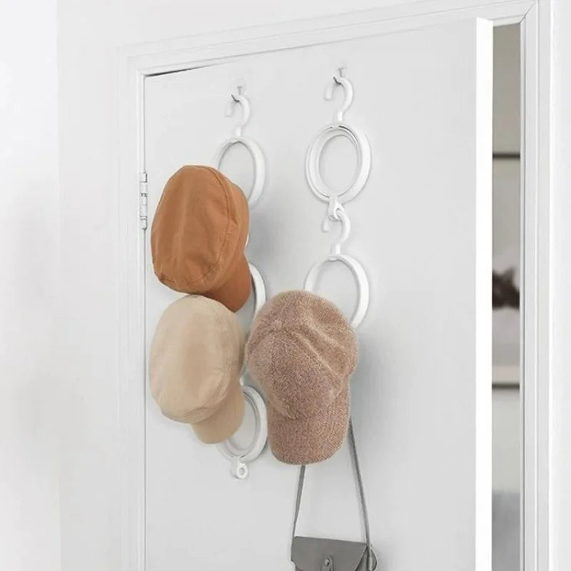 Foldable Hanging Wig Stand – Portable Travel Wig & Hat Holder