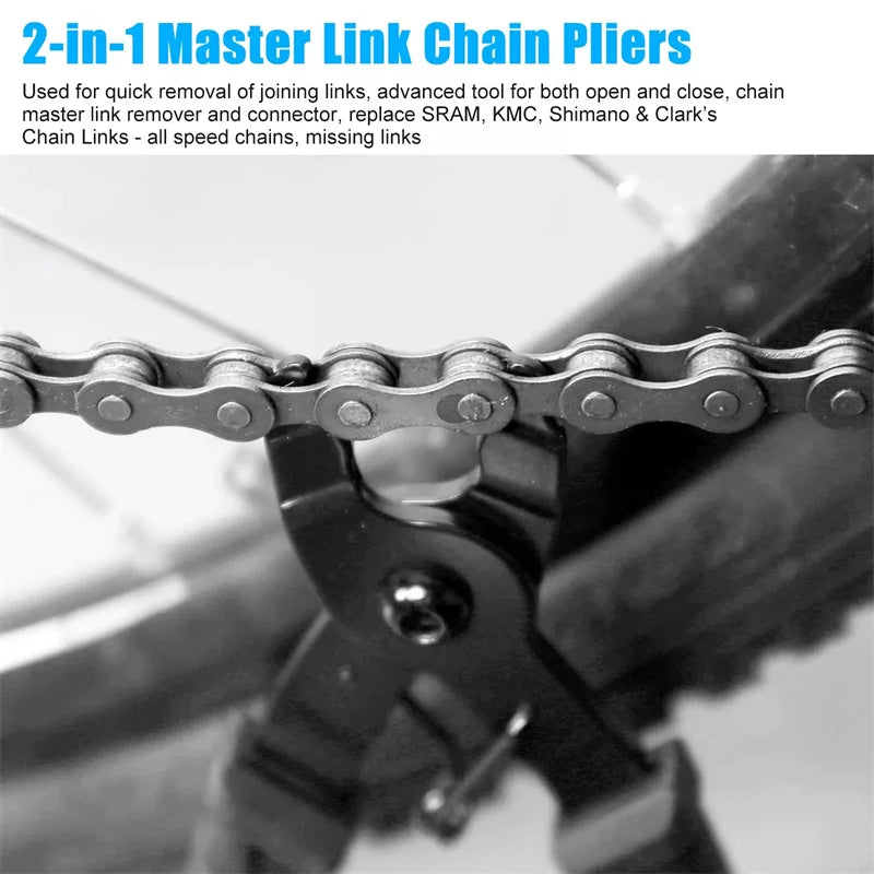 2-in-1 Bike Chain Master Link Pliers – Quick Release Tool