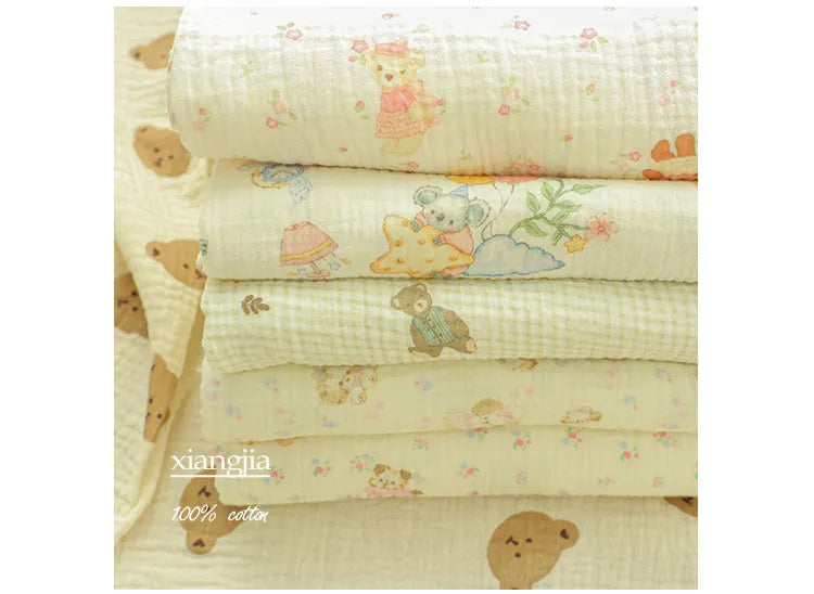 Class A Baby Cotton Double-Layer Gauze Fabric 500×135cm