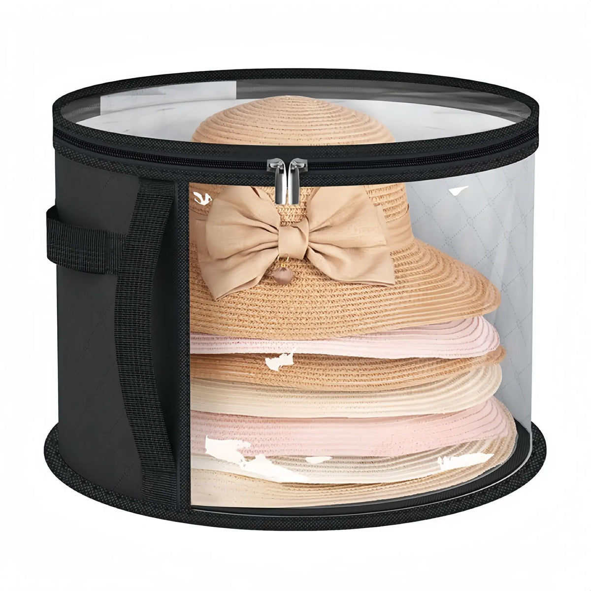 Oversized Clear Hat Storage Box | Stackable Hat Organizer