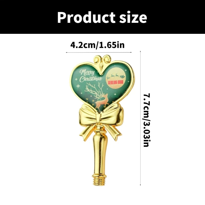7-Piece Christmas Metal Wax Seal Stamp Handle Set – Gold