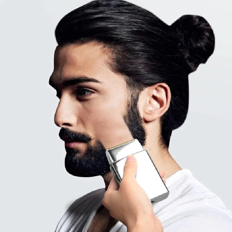 Kemei KM-TX5 Pro Metal Electric Shaver – Rechargeable Men's Razor