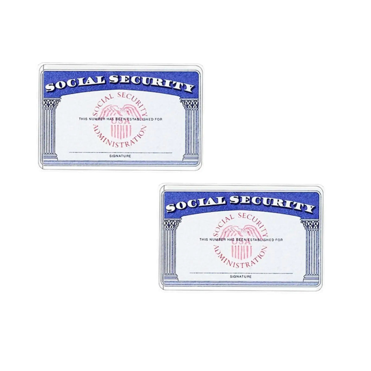 PVC Transparent Card Sleeves – 10/20 Pack Card Protectors
