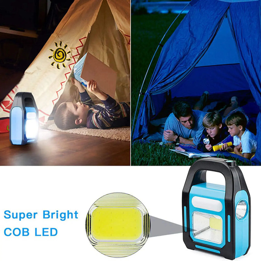 3-in-1 Solar USB COB LED Camping Lantern & Flashlight | VIBE