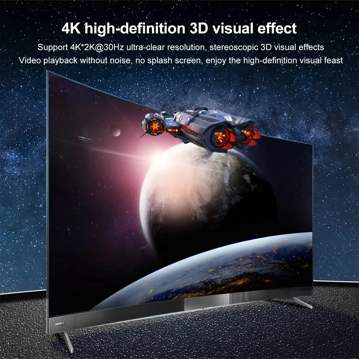 VIBE 1 in 4 Out HDMI Splitter 4K 1x4 Hub – PS4, Laptop, TV