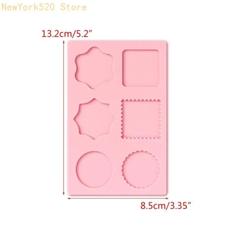Wax Seal Stamp Silicone Mold – 6 Shapes for DIY Crafts