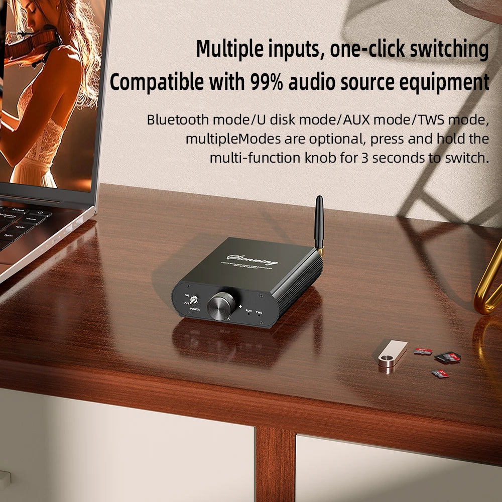 YS-T100W 100W Mono Bluetooth 5.3 HiFi Power Amplifier – App Ctrl