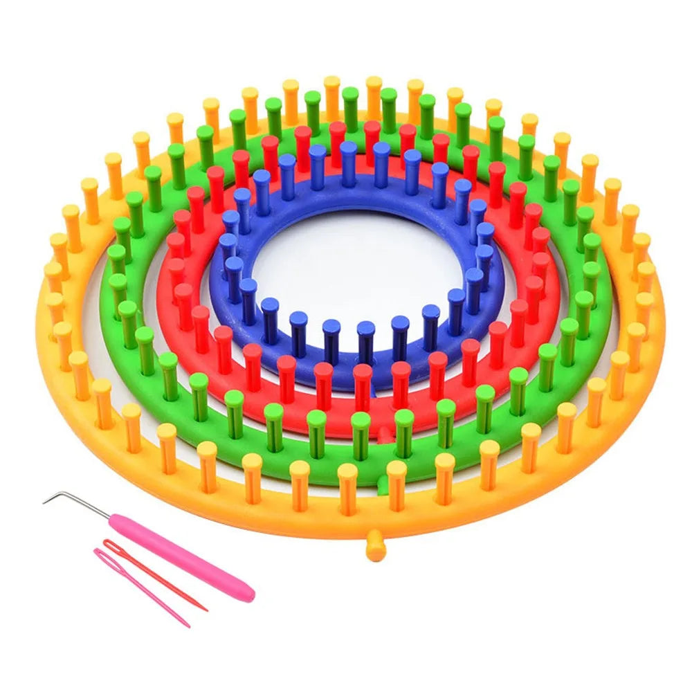Round Knitting Loom Set – DIY Hats, Scarves & Shawls