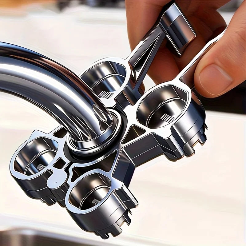 12-in-1 Faucet Aerator Wrench – Valve Core Tool