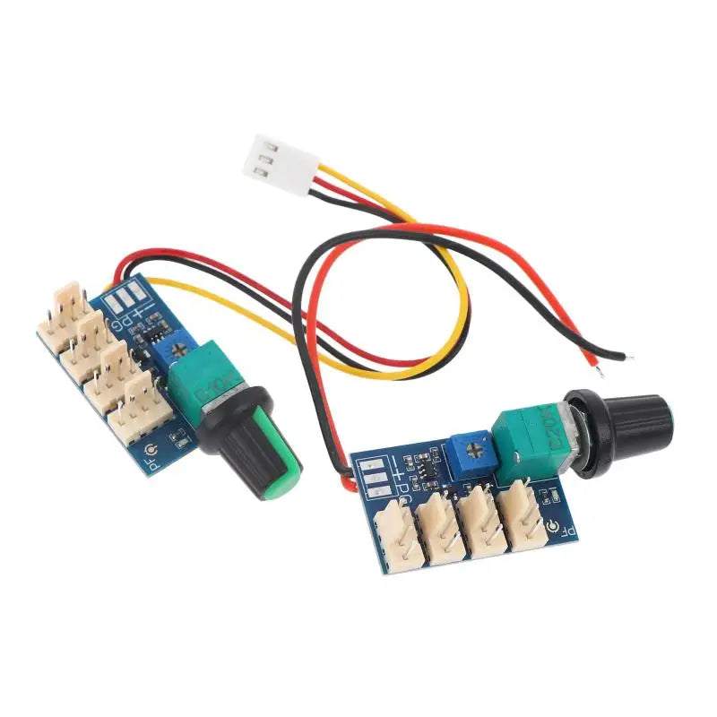 4-Channel DC 12V PWM Fan Speed Controller Module with Knob