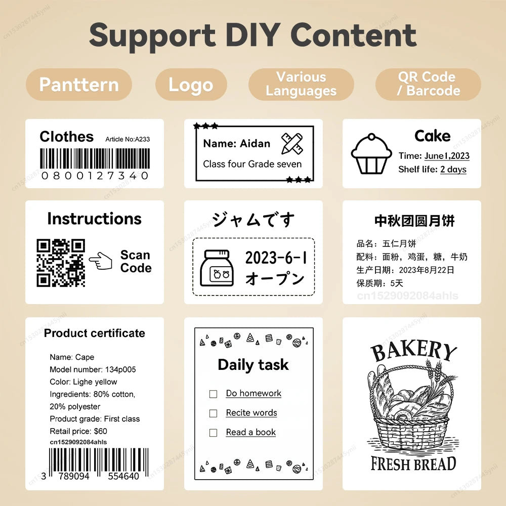 Labelwell P50 Inkless Bluetooth Thermal Label Printer & Maker
