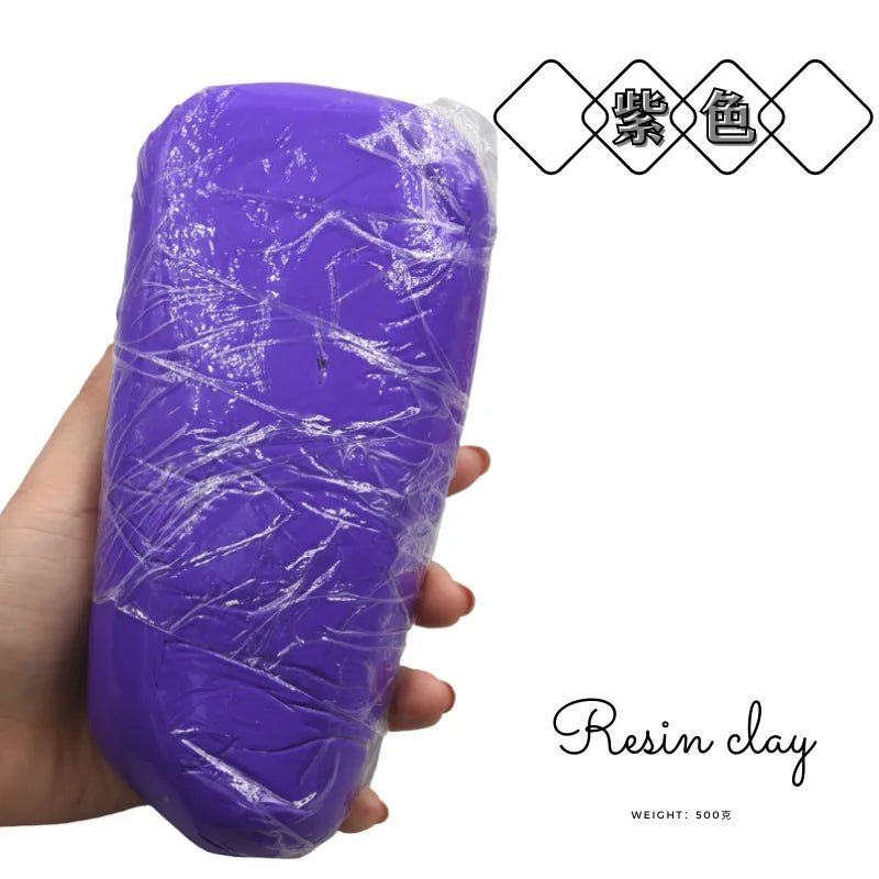 VIBE 500g Crystal Resin Clay – No-Bake DIY Floral Art