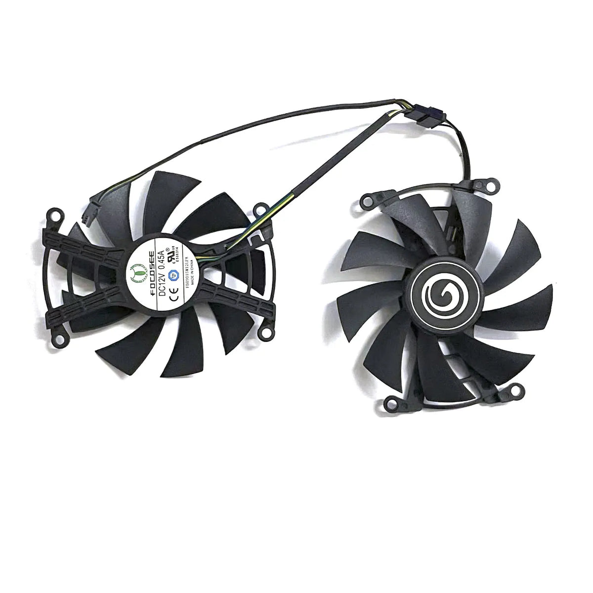 Dual 87mm GPU Fan Replacement for Galaxy RTX 3050 Snapdragon V3