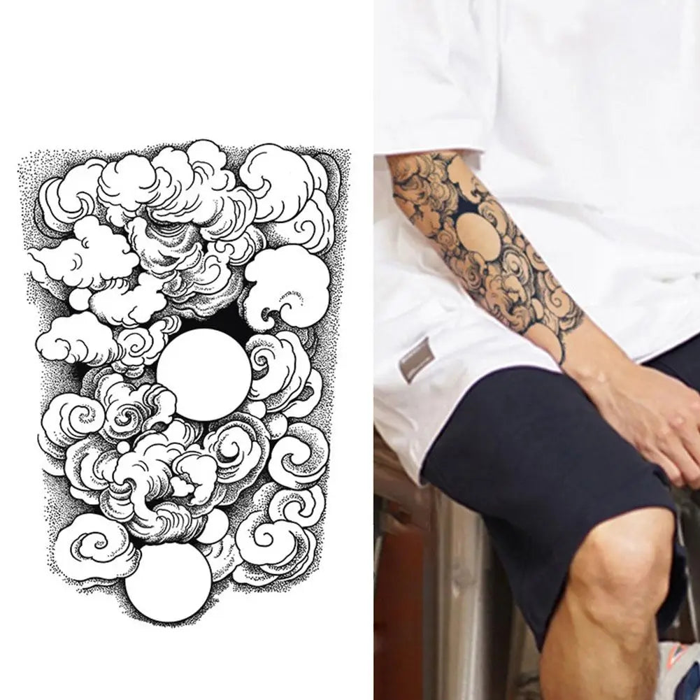 Fruit Herb Temporary Tattoo Sticker – Arm, Shoulder & Chest