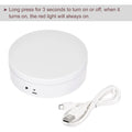 360° Electric Rotating Turntable 12cm – USB & Battery Display