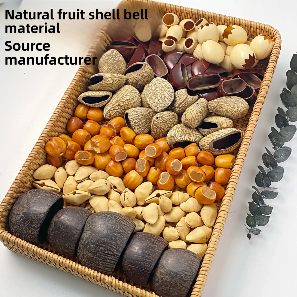 Natural Nutshell DIY Wind Chime Rattle Kit – 10 Pieces